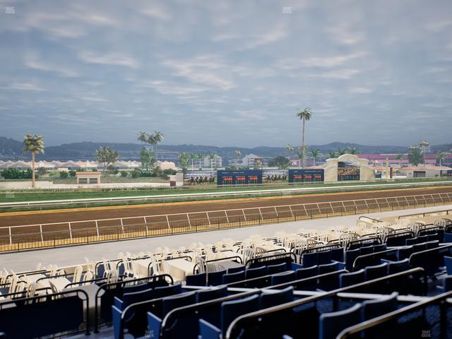 Del Mar Thoroughbred Club - Section Stretch Run Box 56 D Lvl 2 Seat View