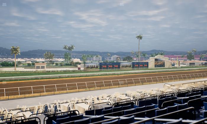 Del Mar Thoroughbred Club - Section Stretch Run Box 56 D Lvl 2 Seat View