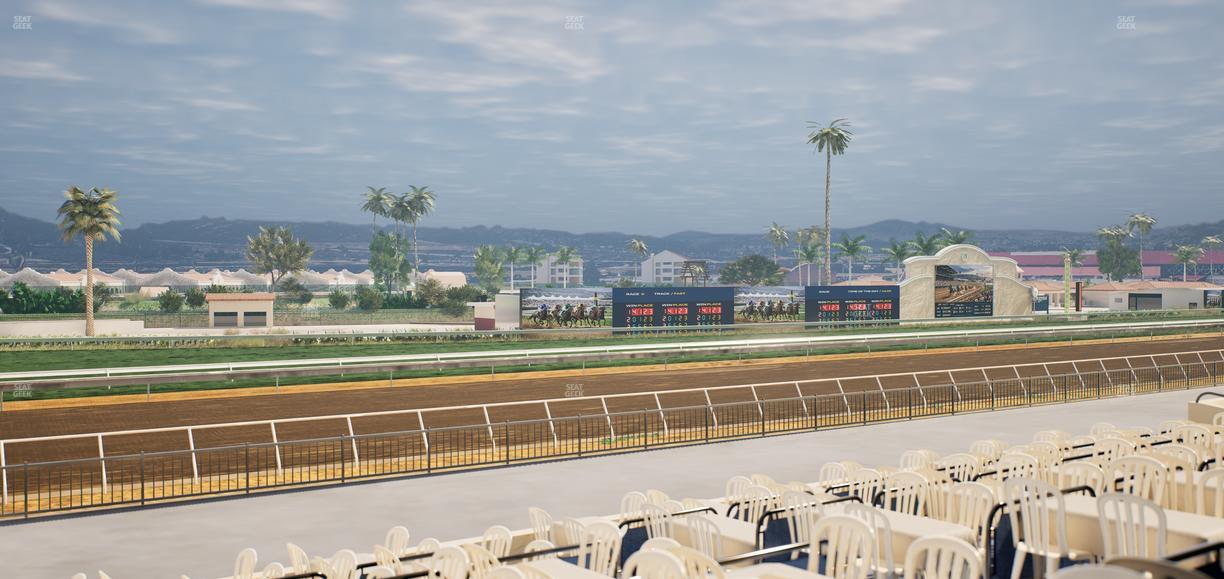 Del Mar Thoroughbred Club - Section Stretch Run Box 57 A Lvl 2 Seat View