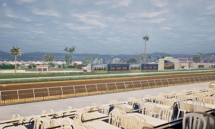 Del Mar Thoroughbred Club - Section Stretch Run Box 57 A Lvl 2 Seat View