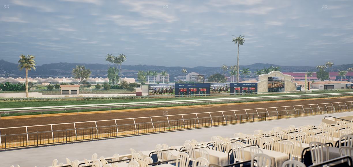 Del Mar Thoroughbred Club - Section Stretch Run Box 57 B Lvl 2 Seat View