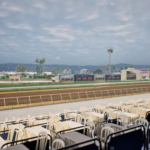 Del Mar Thoroughbred Club - Section Stretch Run Box 57 B Lvl 2 Seat View