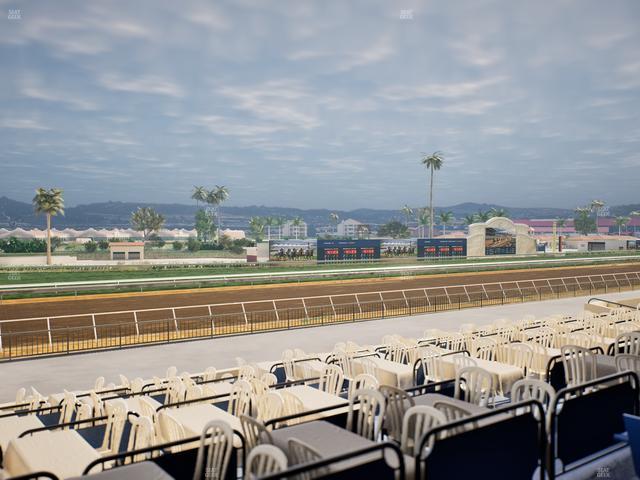 Del Mar Thoroughbred Club - Section Stretch Run Box 57 B Lvl 2 Seat View