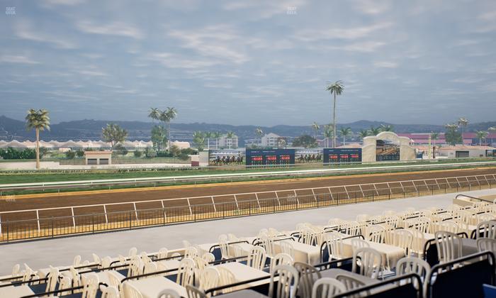 Del Mar Thoroughbred Club - Section Stretch Run Box 57 B Lvl 2 Seat View