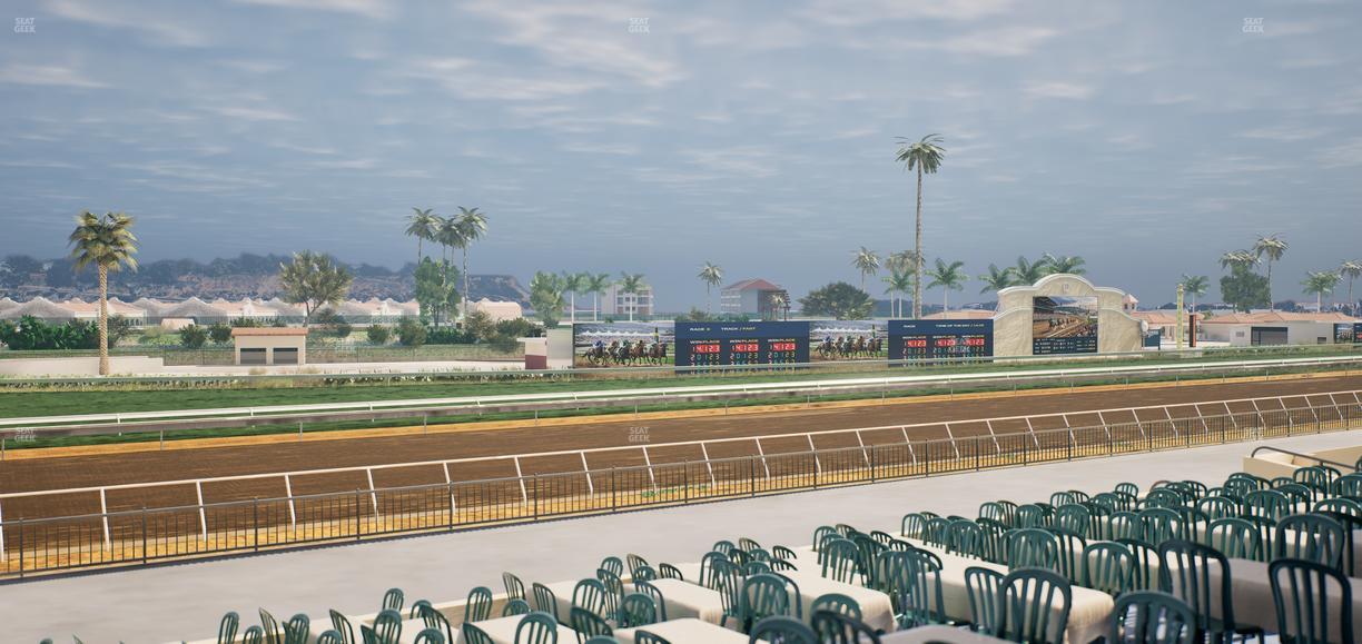 Del Mar Thoroughbred Club - Section Stretch Run Box 57 B Lvl 2 Seat View