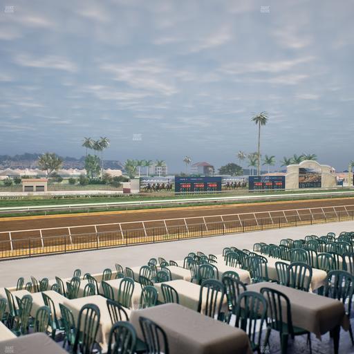 Del Mar Thoroughbred Club - Section Stretch Run Box 57 B Lvl 2 Seat View