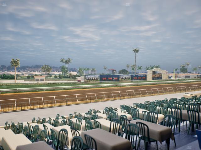 Del Mar Thoroughbred Club - Section Stretch Run Box 57 B Lvl 2 Seat View