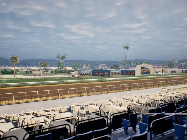 Del Mar Thoroughbred Club - Section Stretch Run Box 57 C Lvl 2 Seat View