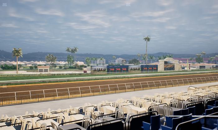 Del Mar Thoroughbred Club - Section Stretch Run Box 57 C Lvl 2 Seat View