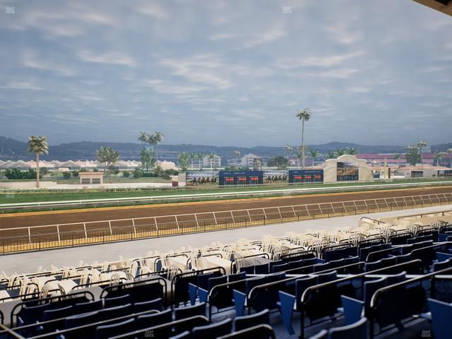 Del Mar Thoroughbred Club - Section Stretch Run Box 57 E Lvl 2 Seat View