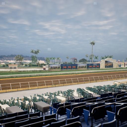 Del Mar Thoroughbred Club - Section Stretch Run Box 57 E Lvl 2 Seat View