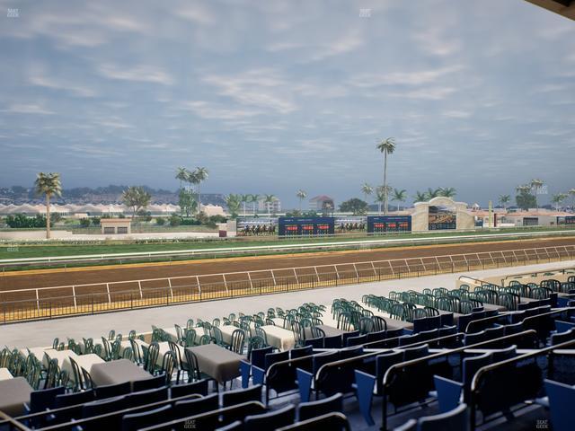 Del Mar Thoroughbred Club - Section Stretch Run Box 57 E Lvl 2 Seat View