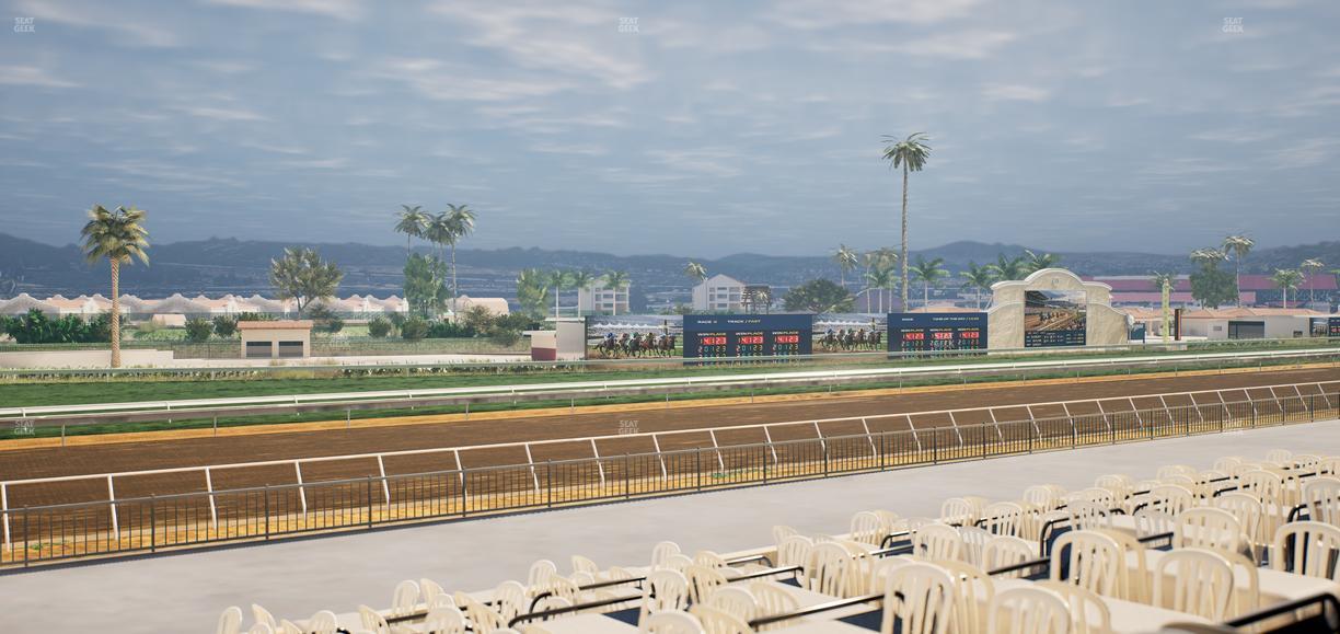 Del Mar Thoroughbred Club - Section Stretch Run Box 58 A Lvl 2 Seat View