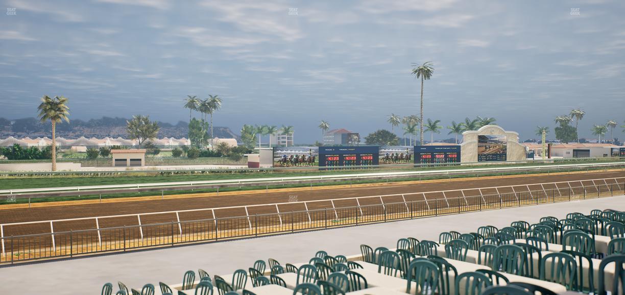 Del Mar Thoroughbred Club - Section Stretch Run Box 58 A Lvl 2 Seat View