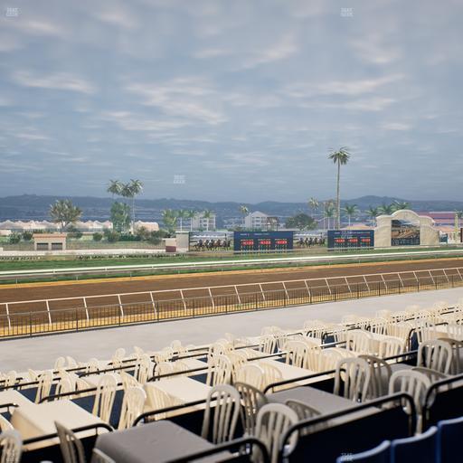Del Mar Thoroughbred Club - Section Stretch Run Box 58 B Lvl 2 Seat View