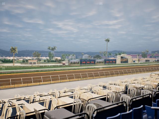 Del Mar Thoroughbred Club - Section Stretch Run Box 58 B Lvl 2 Seat View