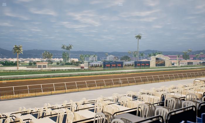 Del Mar Thoroughbred Club - Section Stretch Run Box 58 B Lvl 2 Seat View
