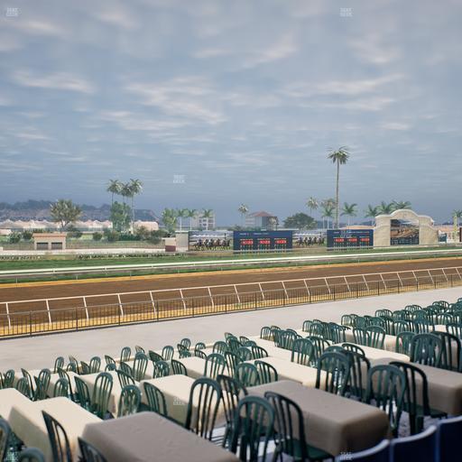 Del Mar Thoroughbred Club - Section Stretch Run Box 58 B Lvl 2 Seat View