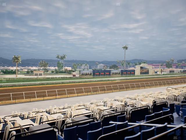 Del Mar Thoroughbred Club - Section Stretch Run Box 58 C Lvl 2 Seat View