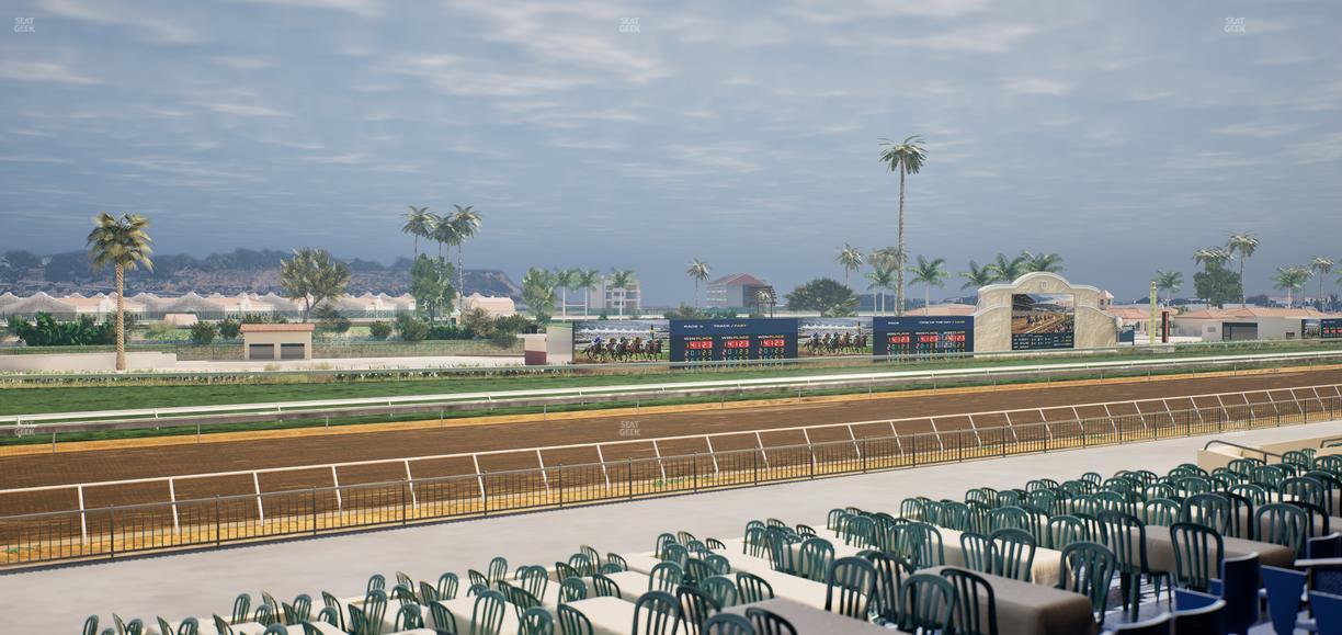 Del Mar Thoroughbred Club - Section Stretch Run Box 58 C Lvl 2 Seat View
