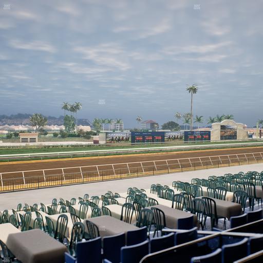 Del Mar Thoroughbred Club - Section Stretch Run Box 58 C Lvl 2 Seat View