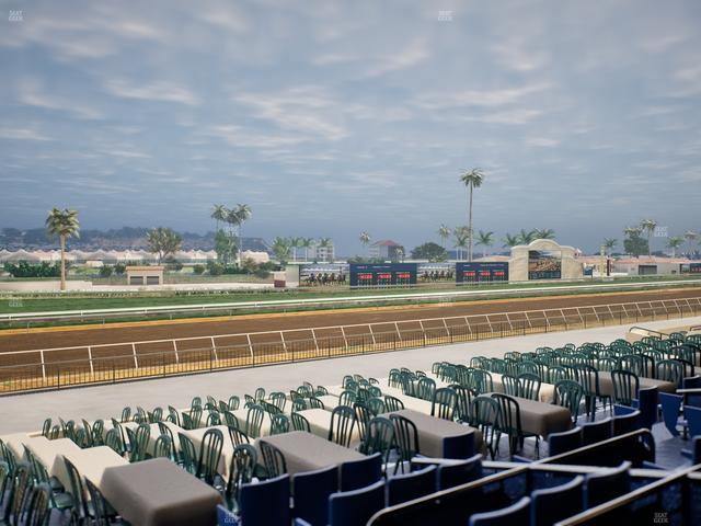 Del Mar Thoroughbred Club - Section Stretch Run Box 58 C Lvl 2 Seat View