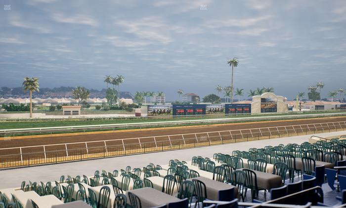 Del Mar Thoroughbred Club - Section Stretch Run Box 58 C Lvl 2 Seat View