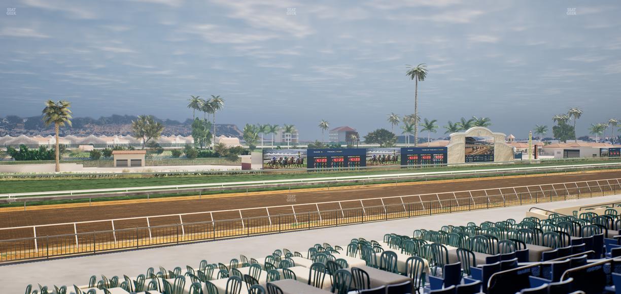 Del Mar Thoroughbred Club - Section Stretch Run Box 58 D Lvl 2 Seat View