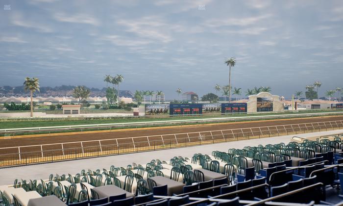 Del Mar Thoroughbred Club - Section Stretch Run Box 58 D Lvl 2 Seat View