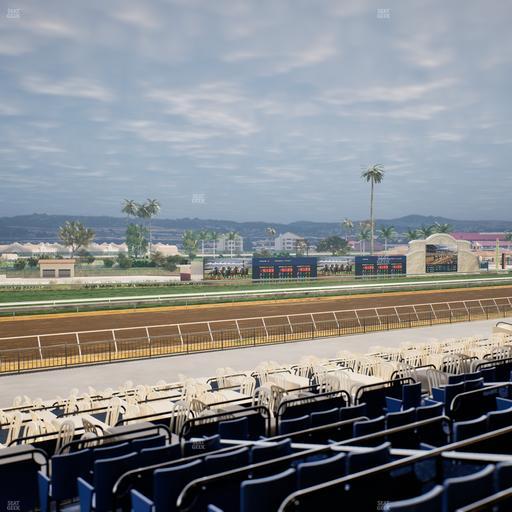Del Mar Thoroughbred Club - Section Stretch Run Box 58 D Lvl 2 Seat View
