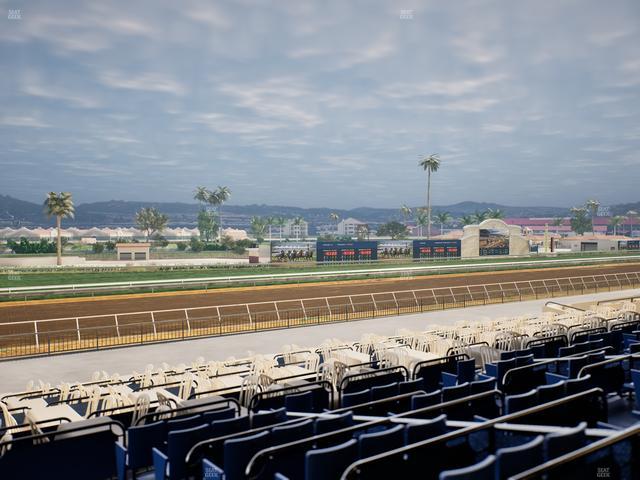 Del Mar Thoroughbred Club - Section Stretch Run Box 58 D Lvl 2 Seat View