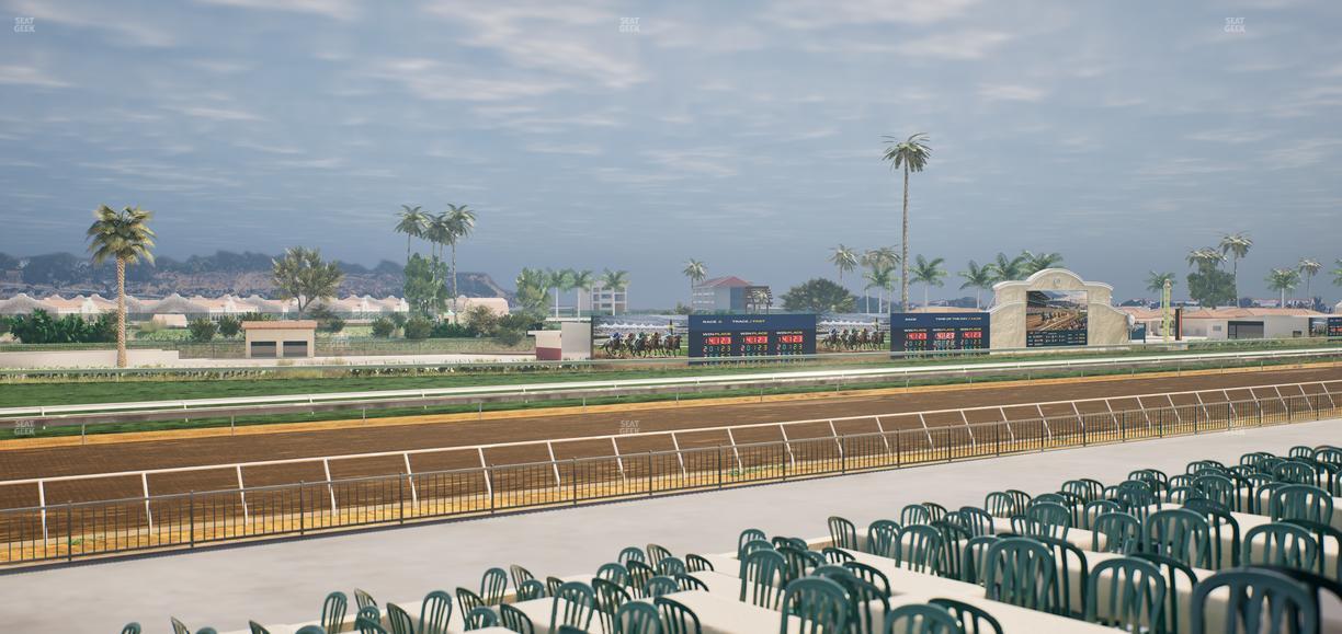 Del Mar Thoroughbred Club - Section Stretch Run Box 59 A Lvl 2 Seat View