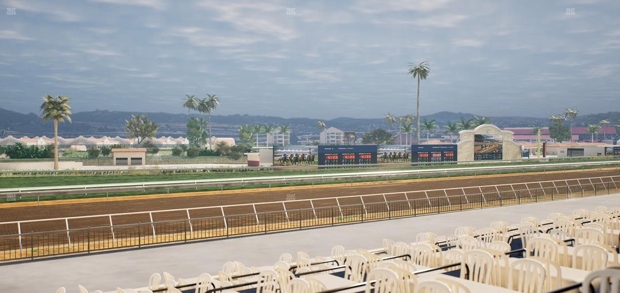 Del Mar Thoroughbred Club - Section Stretch Run Box 59 A Lvl 2 Seat View