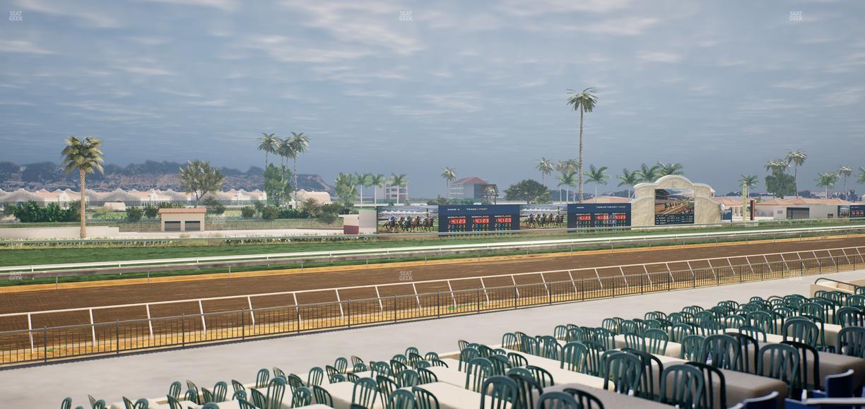 Del Mar Thoroughbred Club - Section Stretch Run Box 59 B Lvl 2 Seat View
