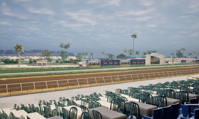 Del Mar Thoroughbred Club - Section Stretch Run Box 59 B Lvl 2 Seat View