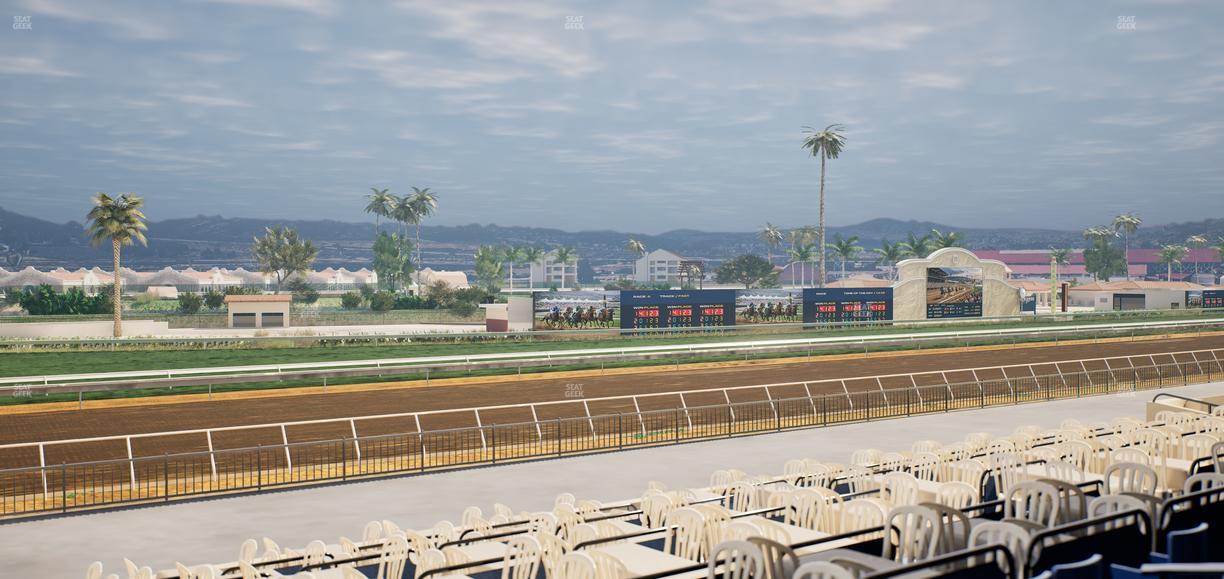 Del Mar Thoroughbred Club - Section Stretch Run Box 59 B Lvl 2 Seat View
