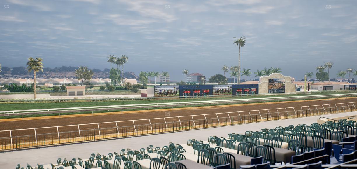 Del Mar Thoroughbred Club - Section Stretch Run Box 59 C Lvl 2 Seat View