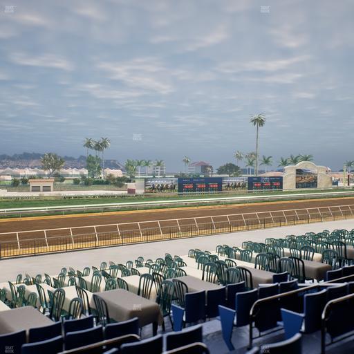 Del Mar Thoroughbred Club - Section Stretch Run Box 59 C Lvl 2 Seat View