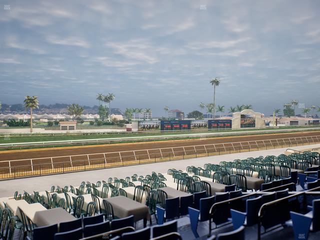 Del Mar Thoroughbred Club - Section Stretch Run Box 59 C Lvl 2 Seat View