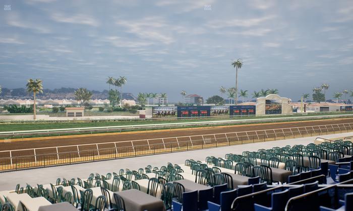 Del Mar Thoroughbred Club - Section Stretch Run Box 59 C Lvl 2 Seat View