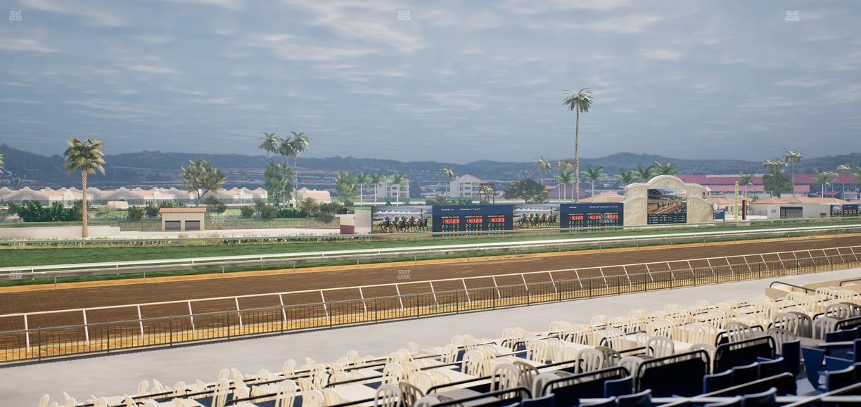 Del Mar Thoroughbred Club - Section Stretch Run Box 59 C Lvl 2 Seat View