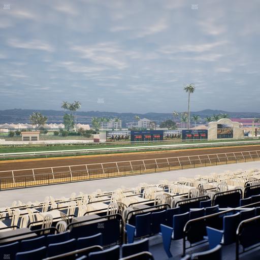 Del Mar Thoroughbred Club - Section Stretch Run Box 59 C Lvl 2 Seat View
