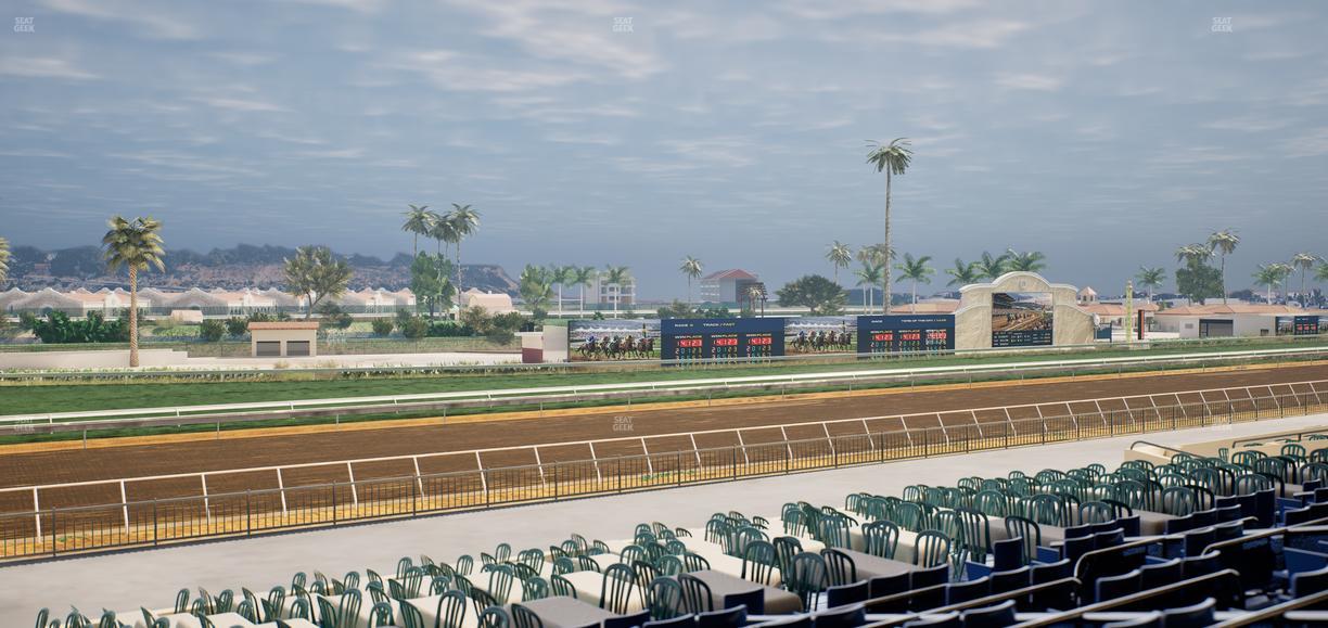 Del Mar Thoroughbred Club - Section Stretch Run Box 59 D Lvl 2 Seat View