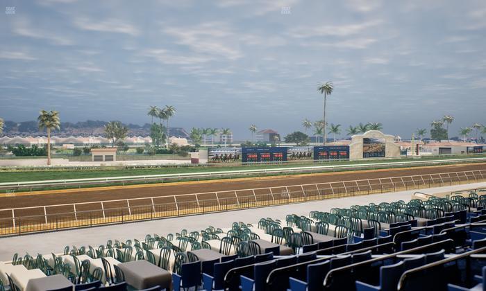Del Mar Thoroughbred Club - Section Stretch Run Box 59 D Lvl 2 Seat View