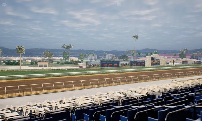Del Mar Thoroughbred Club - Section Stretch Run Box 59 D Lvl 2 Seat View