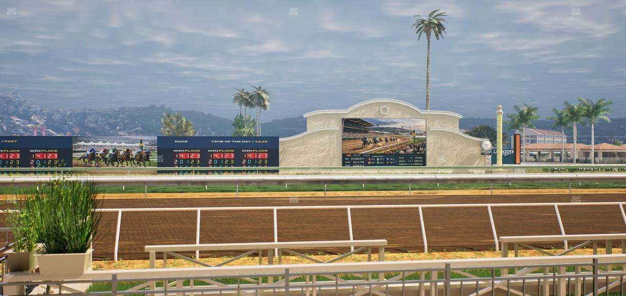 Del Mar Thoroughbred Club - Section Stretch Run Box 6 A Lvl 1 Seat View