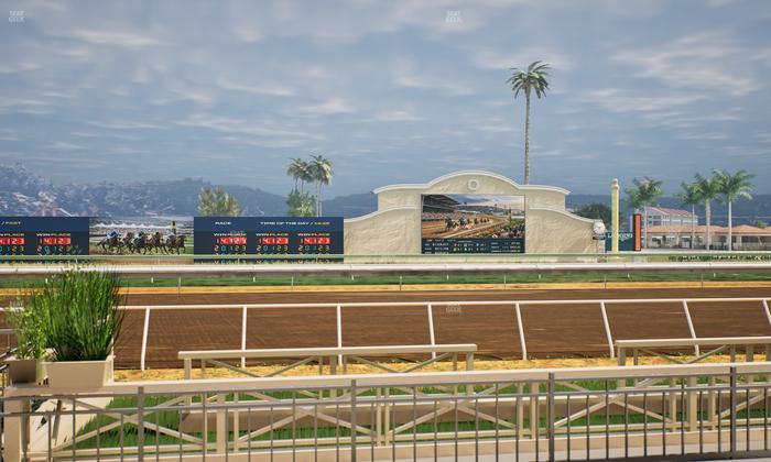 Del Mar Thoroughbred Club - Section Stretch Run Box 6 A Lvl 1 Seat View