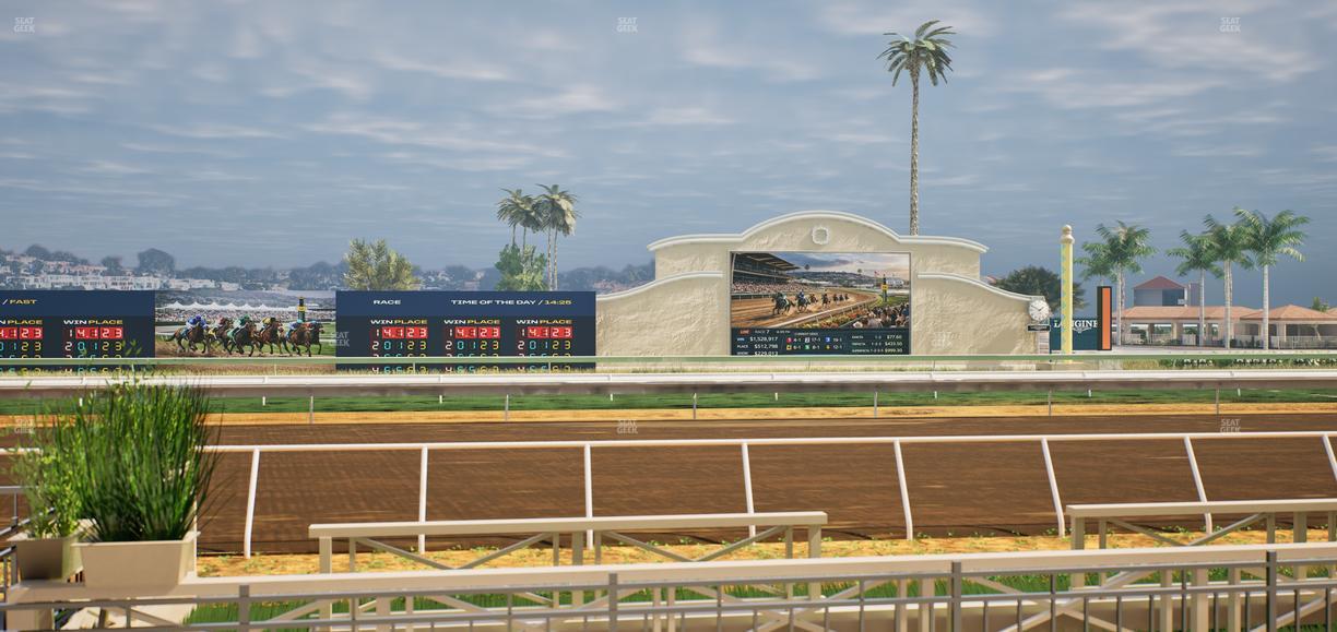 Del Mar Thoroughbred Club - Section Stretch Run Box 6 A Lvl 1 Seat View