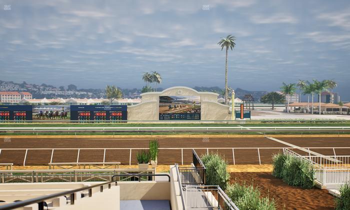Del Mar Thoroughbred Club - Section Stretch Run Box 6 A Lvl 2 Seat View