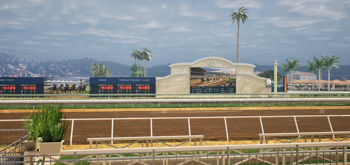 Del Mar Thoroughbred Club - Section Stretch Run Box 6 B Lvl 1 Seat View